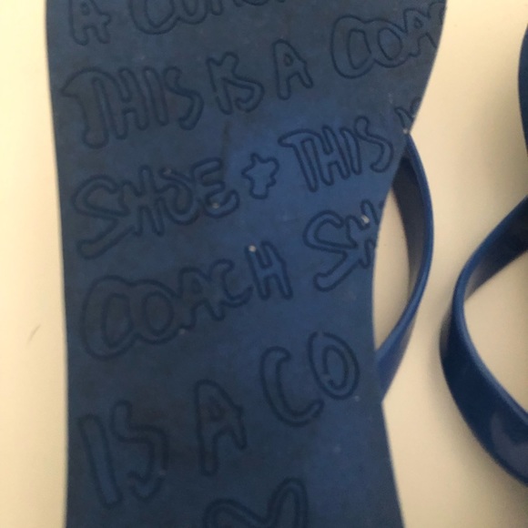 Coach Nautical Flip Flops - Picture 8 of 8